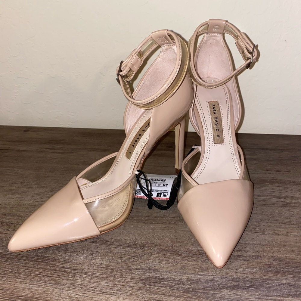 Zara nude heels